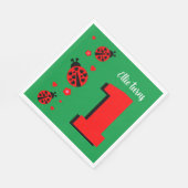 可愛いラディバグ紙ナプキン スタンダードランチョンナプキン (角)