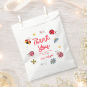 可愛いラディバグ誕生日パーティー フェイバーバッグ (クリップ留めされた状態)