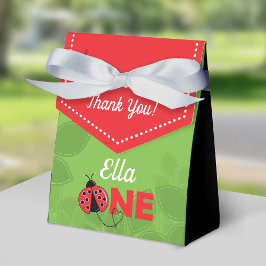 可愛いラディバグ1st誕生日パーティーの好意ボックス女の子 フェイバーボックス