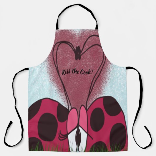 可愛いラディバグ エプロン (正面)