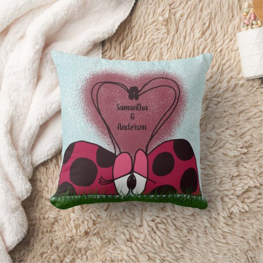 可愛いラディバグ クッション (ブランケット)