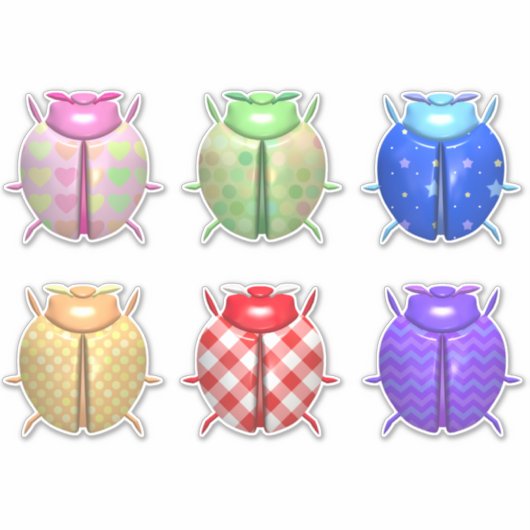 可愛いラディバグ シール (正面)