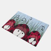 可愛いラディバグ ドアマット (アングル)