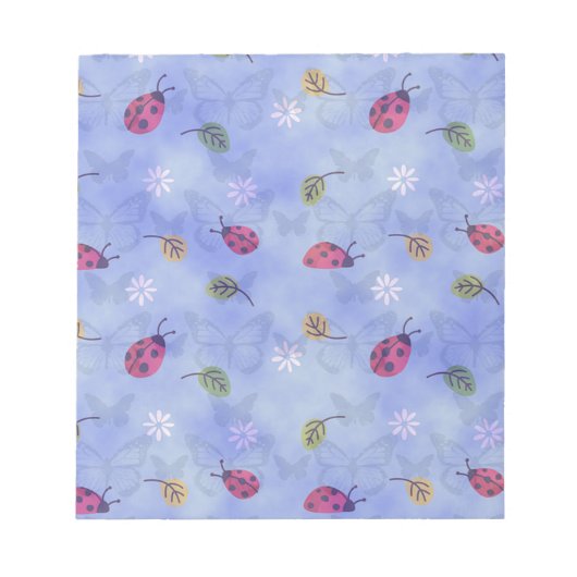 可愛いラディバグ ノートパッド (正面)