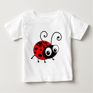 可愛いラディバグ ベビーTシャツ
