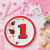 可愛いラディバグ ペーパープレート (パーティー)