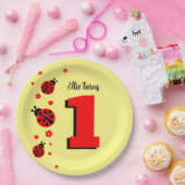 可愛いラディバグ ペーパープレート (パーティー)