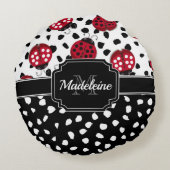 可愛いラディバグ ラウンドクッション (裏面)