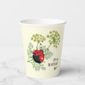 可愛いラディバグ |美しい日 紙コップ (裏面)