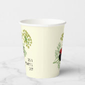 可愛いラディバグ |美しい日 紙コップ (右)