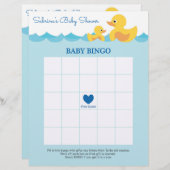 可愛いラバーダックで赤ちゃんシャワーゲームテーマ (正面/裏面)