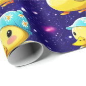 可愛いラバ魅力的ダックインスパイア ラッピングペーパー (ロールコーナー)