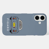 可愛いラピスグレーフィガロカーモノグラム人形 Case-Mate iPhoneケース (裏面 (横))