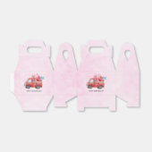 可愛いラブトラックとハートカーゴウォーター色 フェイバーボックス (折り畳みなし)