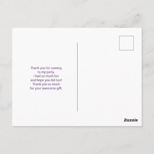 可愛いラブトラックとハート貨物ありがとう ポストカード (裏面)