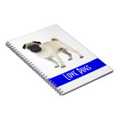 可愛いラブパピードグノート ノートブック (右側)