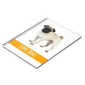 可愛いラブパピードグノート ノートブック (左側)