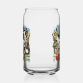 可愛いラブファームライフカントリーカウズ ガラス缶 (右)