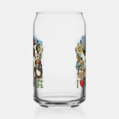 可愛いラブファームライフカントリーカウズ ガラス缶 (左)