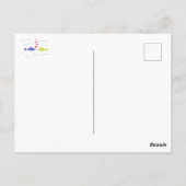 可愛いラブフィッシュの海カスタム写真 ポストカード (裏面)