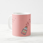 可愛いラブポーション コーヒーマグカップ (正面左)
