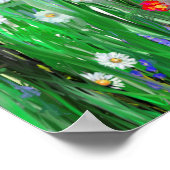 可愛いラブラドーおもしろいルデイジーウォールアートポスター ポスター (角)