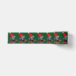 可愛いラブラドールレトリエバーパピークリスマス グログランリボン