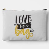 可愛いラブワードアート アクセサリーポーチ (正面)