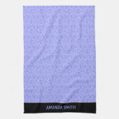 可愛いラベンダーブルーエレガント。 キッチンタオル (縦)