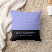 可愛いラベンダーブルーエレガント。 クッション (ブランケット)