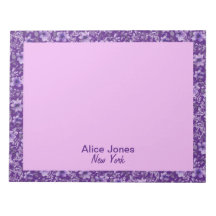 可愛いラベンダー柄の水彩花パープル