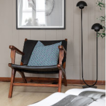 可愛いラベンダー柄の水彩花灯ティール（緑がかった色）