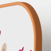 可愛いラマの恋 ピックルボールラケット (左詳細)