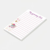 可愛いラマの裏地 ポストイット (アングル)