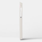 可愛いラマイラストレーションとモトグラム紫 Case-Mate iPhoneケース (裏面 / 左)