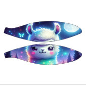 可愛いラマカラフルホログラフィー | ミニバスケットボール (パネル)