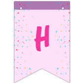 可愛いラマ動物の誕生日パーティメカラフルキシカン バンティングフラッグ (第1の旗)