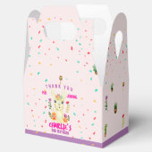 可愛いラマ動物の誕生日パーティメカラフルキシカン フェイバーボックス (オープン)