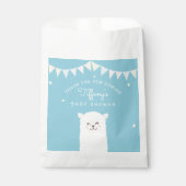 可愛いラマ来ママベビーシャワーありがとう フェイバーバッグ (正面)