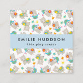 可愛いラマ、キッズセ遊ンター、アクティビティセンター スクエア名刺 (正面)