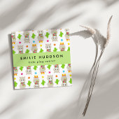 可愛いラマ、キッズセ遊ンター、アクティビティセンター スクエア名刺