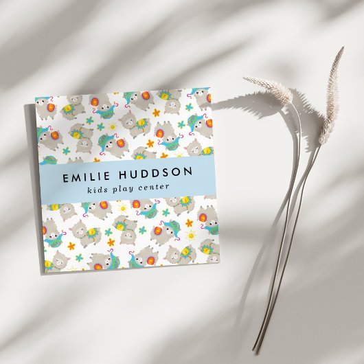 可愛いラマ、キッズセ遊ンター、アクティビティセンター スクエア名刺