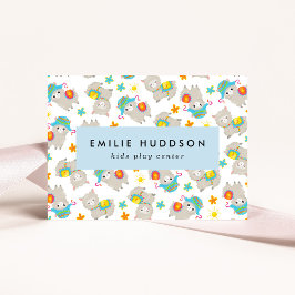 可愛いラマ、キッズセ遊ンター、アクティビティセンター 名刺