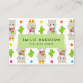 可愛いラマ、キッズセ遊ンター、アクティビティセンター 名刺 (正面)