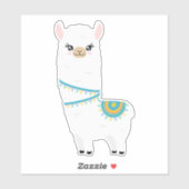 可愛いラマ シール (シート)