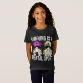 可愛いランニングおもしろい格言カップルランニングズはメンタ Tシャツ (正面フル)