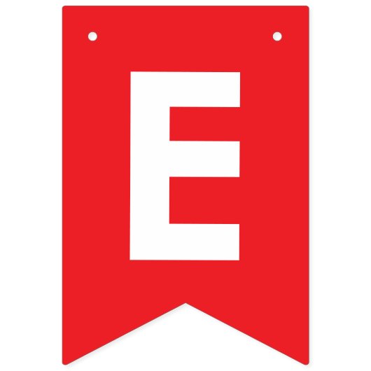 可愛いラヴ赤と白婚約プロポーズ写真 バンティングフラッグ (第2の旗)