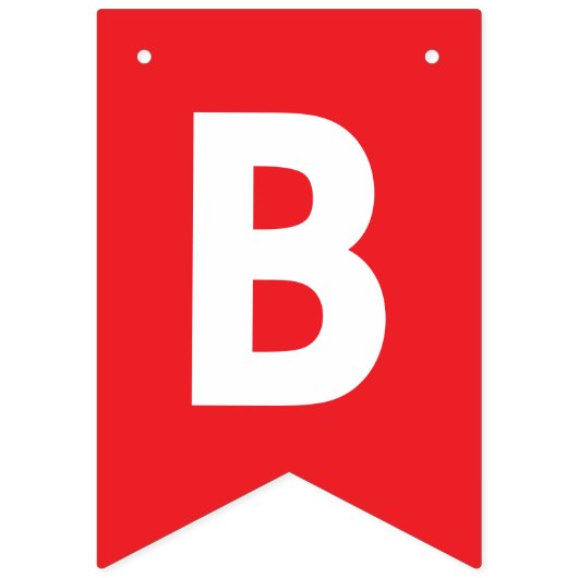 可愛いラヴ赤と白婚約プロポーズ写真 バンティングフラッグ (第1の旗)