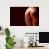 可愛いリアビューポスター ポスター (ホームオフィス)