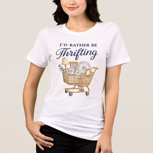 可愛いリサイクルショップ派 トライブレンドＴシャツ (正面)